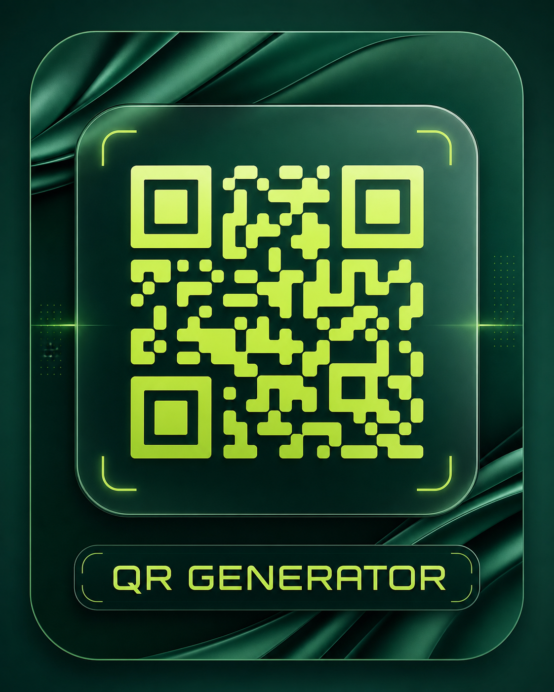High-end QR generator widget preview