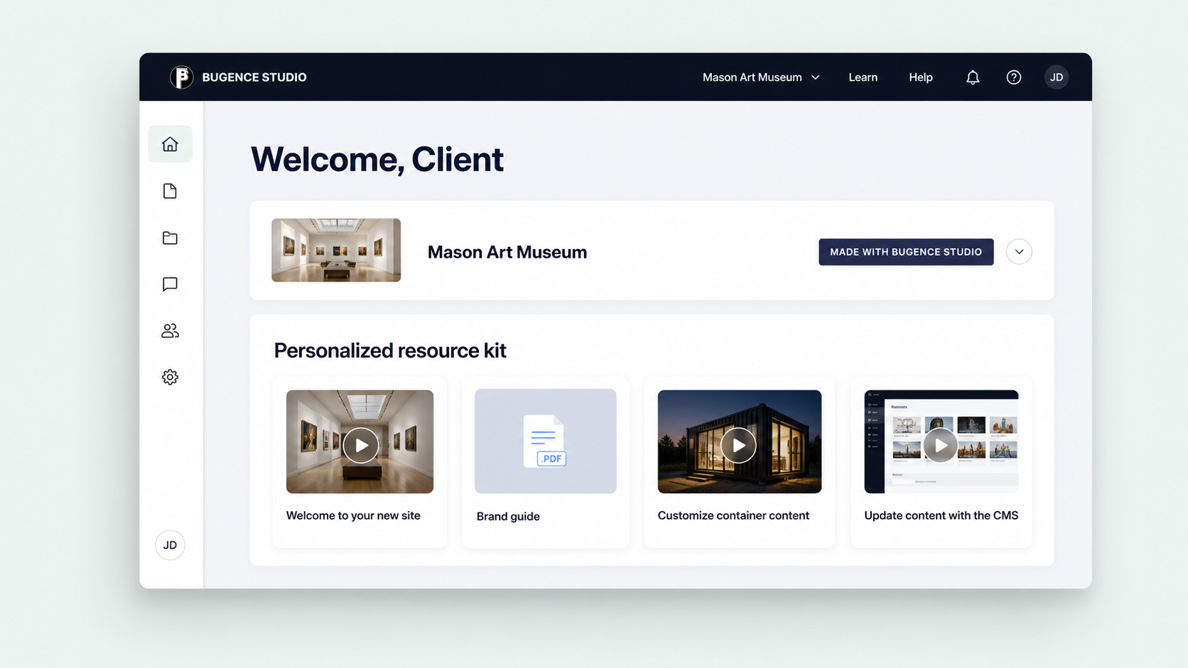 Bugence client handover resource kit preview